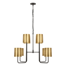 Load image into Gallery viewer, Go Lightly Chandelier in Bronze/Soft Brass(Extra Large).