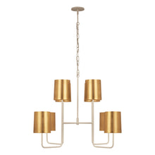 Load image into Gallery viewer, Go Lightly Chandelier in China White/Gild(Extra Large).