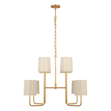 Load image into Gallery viewer, Go Lightly Chandelier in Gild/China White(Extra Large).