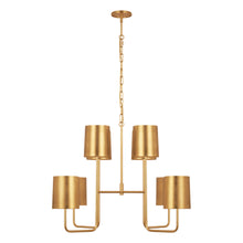 Load image into Gallery viewer, Go Lightly Chandelier in Gild/Gild(Extra Large).