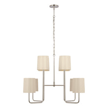 Load image into Gallery viewer, Go Lightly Chandelier in Polished Nickel/China White(Extra Large).