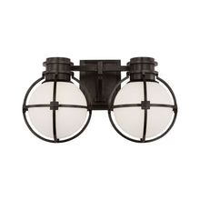 Load image into Gallery viewer, Gracie Bath Wall Light in Bronze (2-Light).