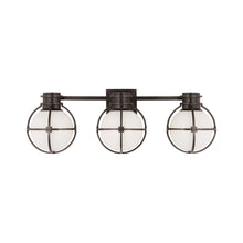 Load image into Gallery viewer, Gracie Bath Wall Light in Bronze (3-Light).