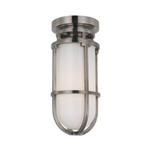 Load image into Gallery viewer, Gracie LED Flush Mount Ceiling Light in Antique Nickel/White.