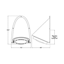 Load image into Gallery viewer, Grant Outdoor Wall Light - line drawing.