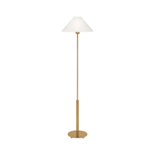 Load image into Gallery viewer, Hackney Floor Lamp in Hand-Rubbed Antique Brass.