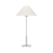Load image into Gallery viewer, Hackney LED Table Lamp in Polished Nickel.