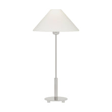 Load image into Gallery viewer, Hackney Table Lamp in Polished Nickel (31.75-Inch).