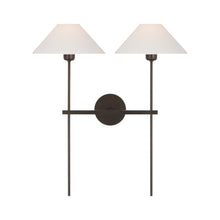 Load image into Gallery viewer, Hackney Tail Wall Light in Bronze (2-Light).