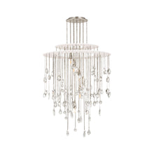 Load image into Gallery viewer, Hailee Chandelier in Polished Nickel.