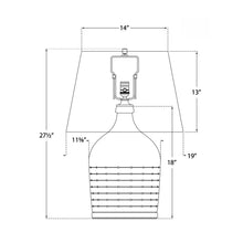 Load image into Gallery viewer, Halifax Table Lamp - line drawing.