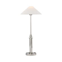 Load image into Gallery viewer, Hargett Table Lamp in Polished Nickel.