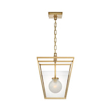 Load image into Gallery viewer, Illume Pendant Light in Antique Brass.