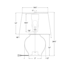 Load image into Gallery viewer, Ilona Table Lamp - line drawing.