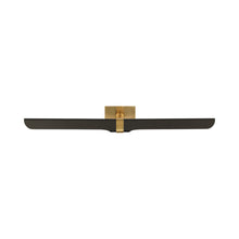 Load image into Gallery viewer, Issa LED Picture Light in Hand-Rubbed Antique Brass/Black.