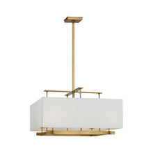 Load image into Gallery viewer, Jase Pendant Light in Antique Brass.