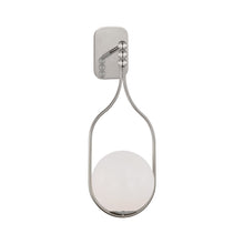 Load image into Gallery viewer, Jodo LED Wall Light in Polished Nickel.