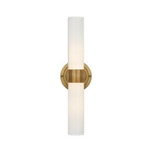 Load image into Gallery viewer, Jones LED Bath Wall Light in Natural Brass (Large).
