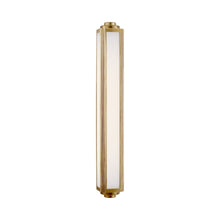 Load image into Gallery viewer, Keating Bath Wall Light in Natural Brass (Large).