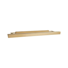 Load image into Gallery viewer, Langham LED Picture Light in Natural Brass (Large).