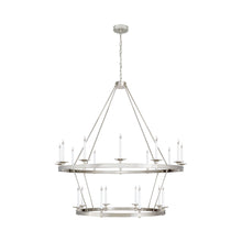 Load image into Gallery viewer, Launceton Grand Chandelier in Polished Nickel (55-Inch).