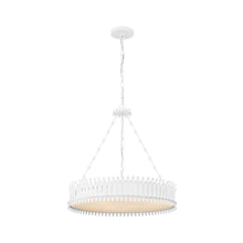 Load image into Gallery viewer, Leslie Chandelier in Plaster White (Medium).