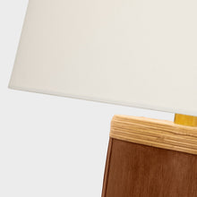 Load image into Gallery viewer, Lignum Table Lamp in Detail.