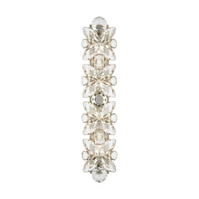 Load image into Gallery viewer, Lloyd Rectangle Wall Light in Polished Nickel/Crystal (Large).