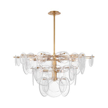 Load image into Gallery viewer, Loire Chandelier in Gild/Clear(Large).