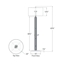 Load image into Gallery viewer, Longacre Floor Lamp - line drawing.