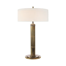 Load image into Gallery viewer, Longacre Table Lamp in Hand-Rubbed Antique Brass (Tall).