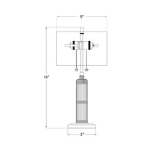 Load image into Gallery viewer, Longacre Table Lamp - line drawing.