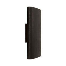 Load image into Gallery viewer, Lotura LED Pocket Wall Light in Museum Black.