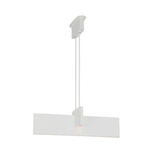 Load image into Gallery viewer, Lotura Linear LED Pendant Light in Museum White (36-Inch).