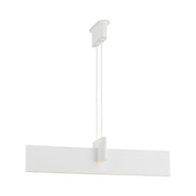 Load image into Gallery viewer, Lotura Linear LED Pendant Light in Museum White (48-Inch).