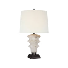 Load image into Gallery viewer, Luxor Table Lamp in Alabaster/Bronze (Medium).