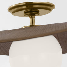 Load image into Gallery viewer, Mahalo LED Semi Flush Mount Ceiling Light in Detail.