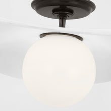 Load image into Gallery viewer, Mahalo LED Semi Flush Mount Ceiling Light in Detail.