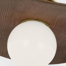 Load image into Gallery viewer, Mahalo LED Semi Flush Mount Ceiling Light in Detail.