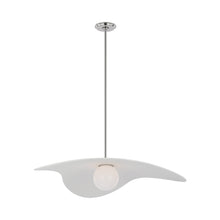 Load image into Gallery viewer, Mahalo LED Tri Pendant Light in Polished Nickel (Matte White).