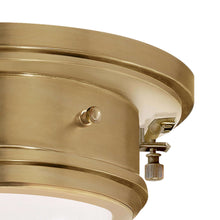 Load image into Gallery viewer, Marine Flush Mount Ceiling Light in Detail.