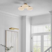 Load image into Gallery viewer, Marisol LED Flush Mount Ceiling Light in living room.