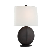 Load image into Gallery viewer, Mariza Table Lamp in Carbon Black.