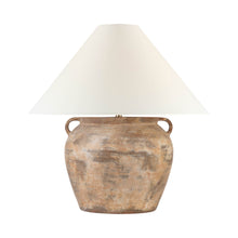 Load image into Gallery viewer, Mason Table Lamp in Rustic Terracotta.