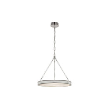 Load image into Gallery viewer, Matthew LED Chandelier in Polished Nickel (24-Inch).