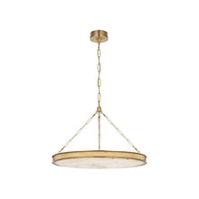 Load image into Gallery viewer, Matthew LED Chandelier in Soft Brass (30-Inch).