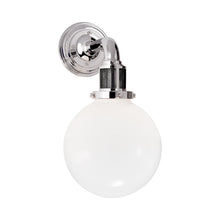 Load image into Gallery viewer, McCarren Bath Wall Light in Polished Nickel (1-Light).