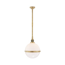 Load image into Gallery viewer, McCarren Pendant Light in Natural Brass.