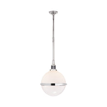 Load image into Gallery viewer, McCarren Pendant Light in Polished Nickel.