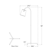 Load image into Gallery viewer, Mia Floor Lamp - line drawing.
